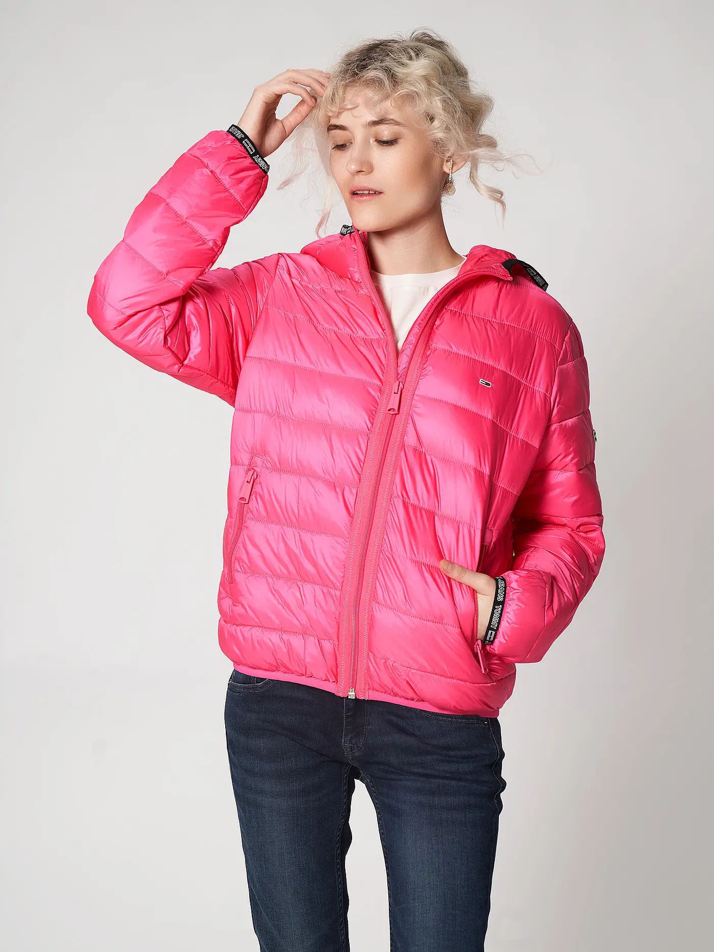 TOMMY JEANS | Steppjacke | pink